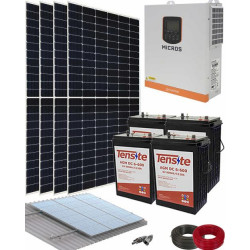 Kit Solar 3000Kw con batería AGM