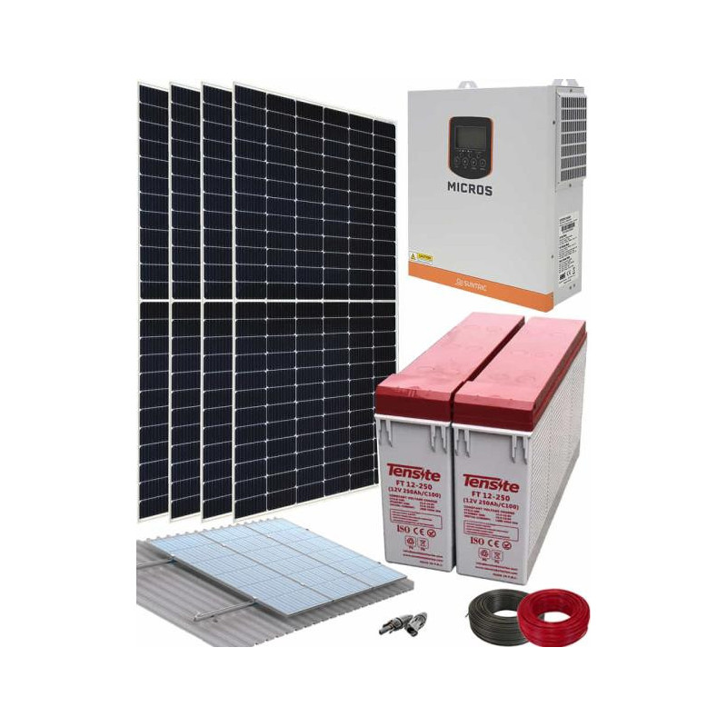 El Kit Solar Casa de Campo 3000W