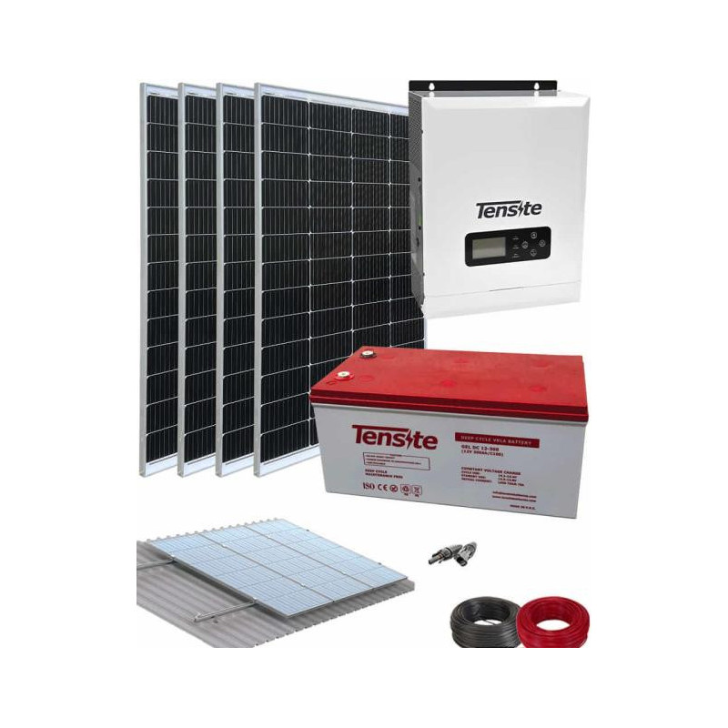 Kit Solar Casa Campo 1000W