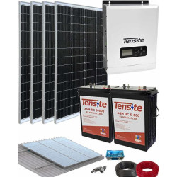 Kit Solar Aislada 1000W 12V