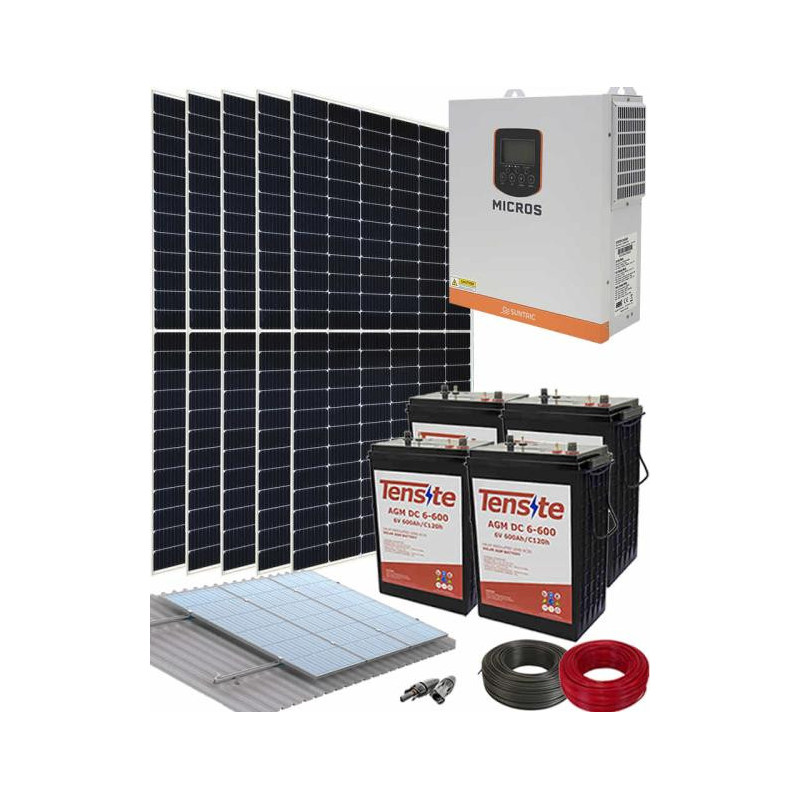 Kit Placas Solares 3000W 24V