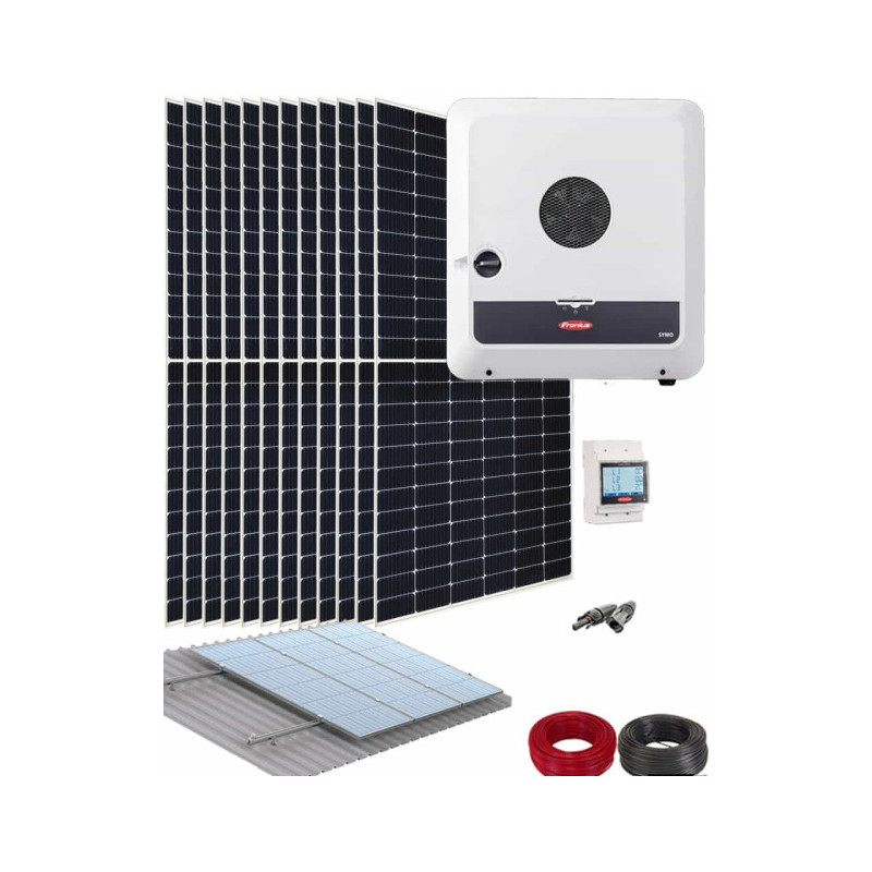 Kit Instalación Fotovoltaica Autoconsumo Trifásico 8000W