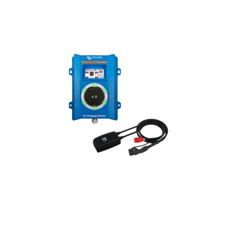 Pack Cargador Coche Eléctrico Victron 22kW con Cargador Portátil 11kW