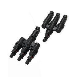 Conectores Paralelo 3 Paneles Solares FV
