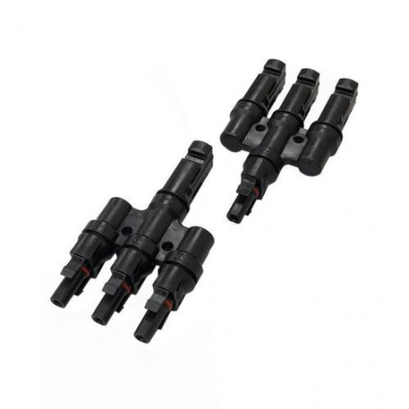 Conectores Paralelo 3 Paneles Solares FV